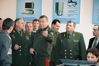 Высокопоставленные должные лица Министерства обороны РБ